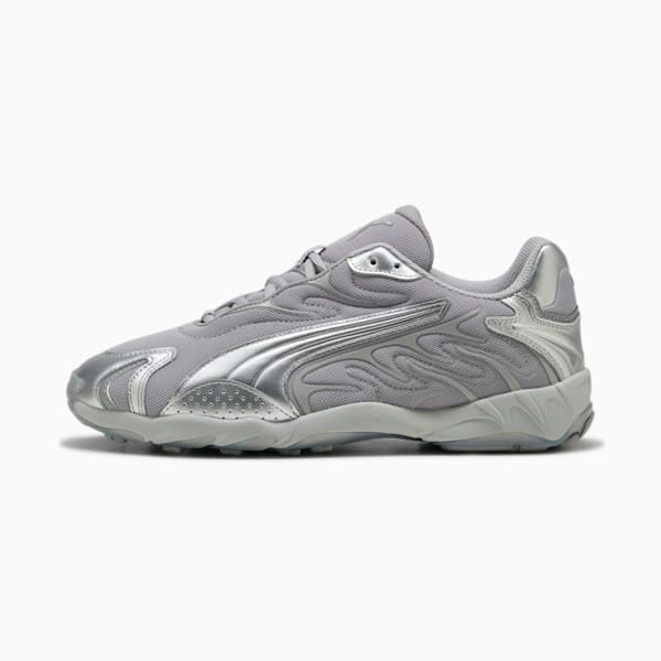 Tenis para hombre Inhale Metallic, Glacial Gray- Team Silver, extralarge