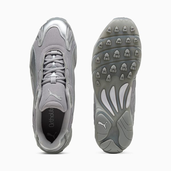Tenis Inhale Metallic, Glacial Gray- Team Silver, extralarge