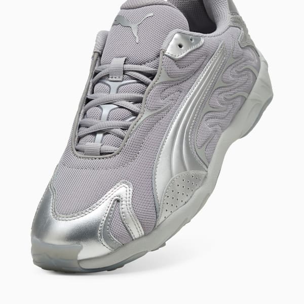 Tenis Inhale Metallic, Glacial Gray- Team Silver, extralarge