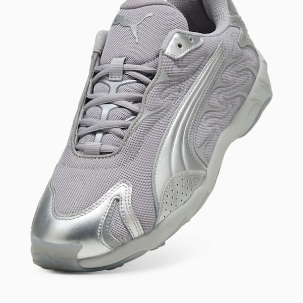 Tenis para hombre Inhale Metallic, Glacial Gray- Team Silver, extralarge