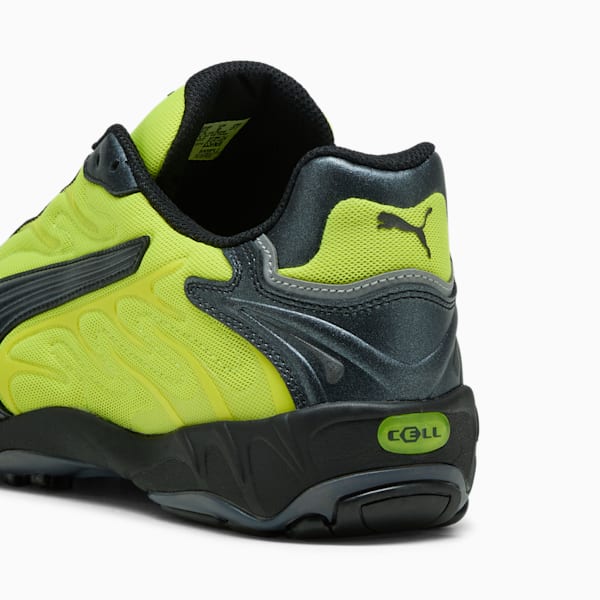 ユニセックス インへイル メタリック スニーカー, Yellow Alert-PUMA Black, extralarge-JPN