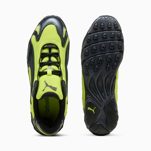 ユニセックス インへイル メタリック スニーカー, Yellow Alert-PUMA Black, extralarge-JPN