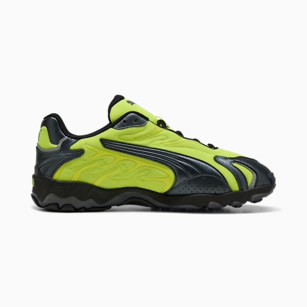 ユニセックス インへイル メタリック スニーカー, Yellow Alert-PUMA Black, extralarge-JPN