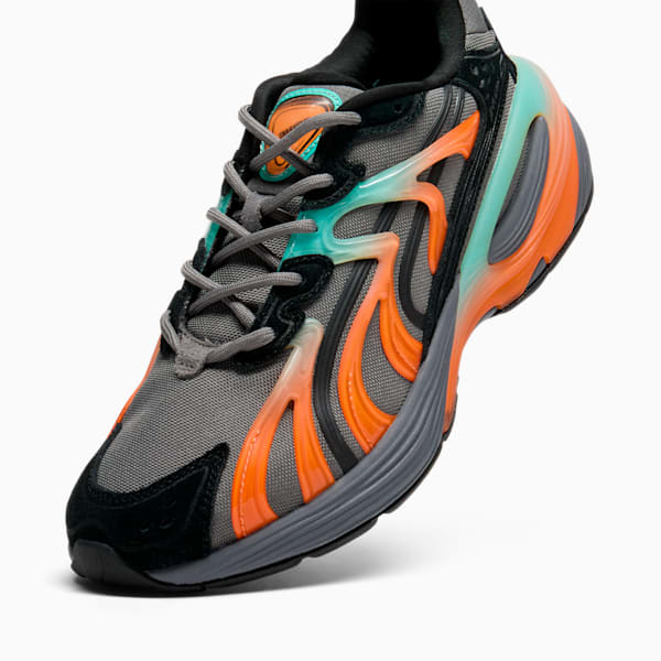 Inverse Fission Men's Sneakers, Cool Dark Gray-Aquatic-PUMA Black, extralarge
