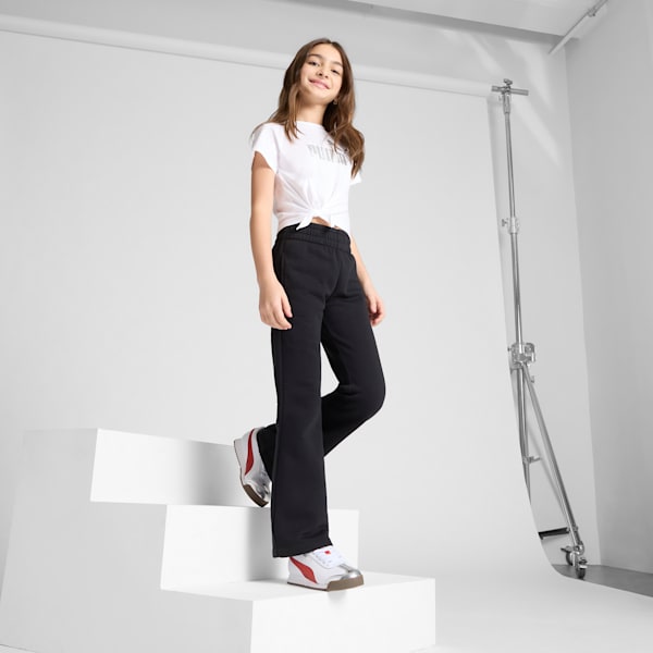 Roma 24 Holiday Glitz Big Kids' Sneakers, PUMA White-For All Time Red-PUMA Silver, extralarge