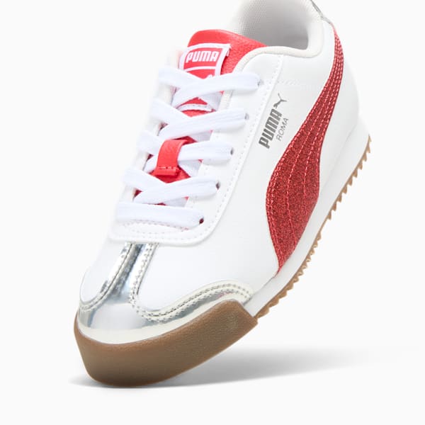 Tenis Roma 24 Holiday Glitz para ninos pequenos PUMA