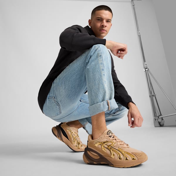 Tenis para hombre Inverse Rapid, Light Sand-Sand Dune-PUMA Black, extralarge