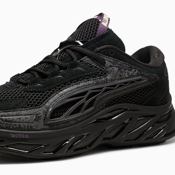Exotek NITRO™ Memphis BADTTW Sneakers, PUMA Black-Flat Dark Gray, extralarge-IND