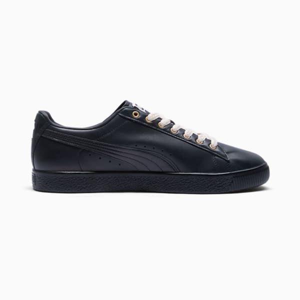 PUMA x THE BROOKLYN CIRCUS Clyde Men's Sneakers, PUMA Black-Light Sand-PUMA Gold, extralarge