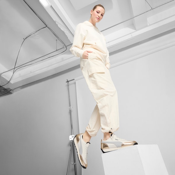 Sneakers Easy Rider Mixed Metals Femme, Warm White-PUMA Gold-Glacial Gray-PUMA Black, extralarge