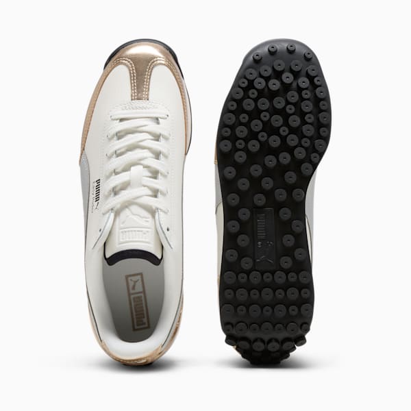 Tenis Easy Rider Mixed Metals para mujer, Warm White-PUMA Gold-Glacial Gray-PUMA Black, extralarge