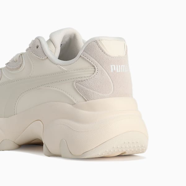 ウィメンズ パルサー ライト スニーカー, Warm White-Vapor Gray-PUMA White, extralarge-JPN