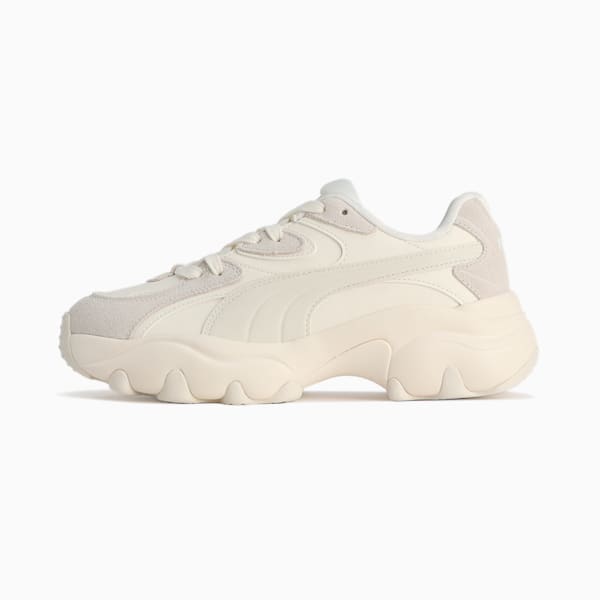 ウィメンズ パルサー ライト スニーカー, Warm White-Vapor Gray-PUMA White, extralarge-JPN