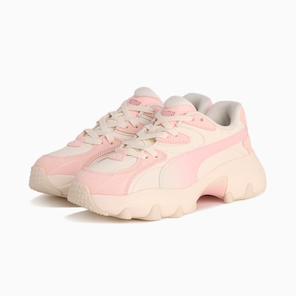 ウィメンズ パルサー ライト V-DAY スニーカー, Warm White-Frosty Pink-Future Pink, extralarge-JPN