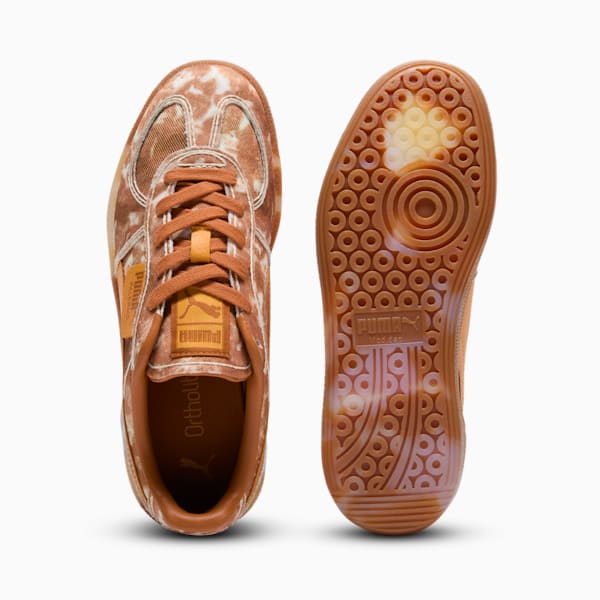 Tenis para mujer denim deslavado Palermo, Brandy-Ginger Tea, extralarge