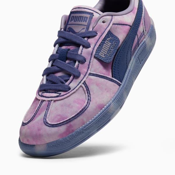 Tenis para mujer denim deslavado Palermo, Pale Plum-Blue Crystal, extralarge