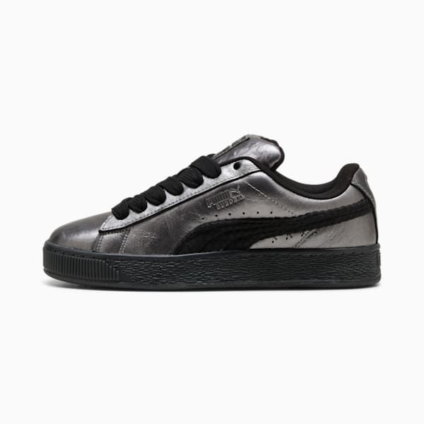 Tenis Suede XL Galactic, PUMA Black-Puma Aged Silver, extralarge