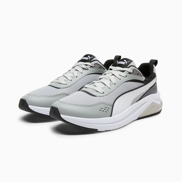 Amplifier Retro Sneakers, Cool Light Gray-PUMA White-PUMA Black, extralarge