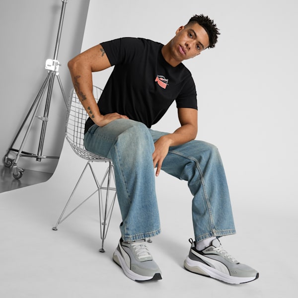 Amplifier Retro Sneakers, Cool Light Gray-PUMA White-PUMA Black, extralarge