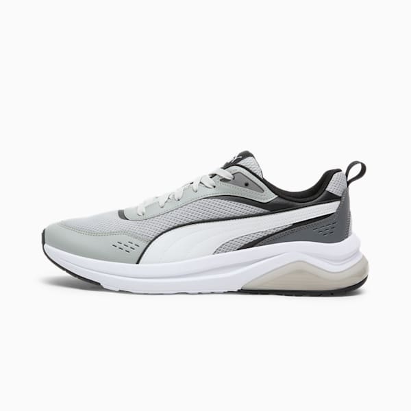 Amplifier Retro Sneakers, Cool Light Gray-PUMA White-PUMA Black, extralarge