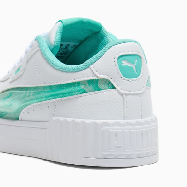 Tenis para niños pequeños Jelly Bean Carina 3.0, PUMA White-Peaceful Blue-Aquatic, extralarge