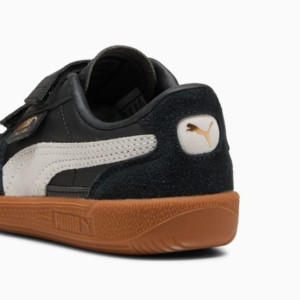Tenis Palermo para niños, PUMA Black-Feather Gray-Gum, extralarge