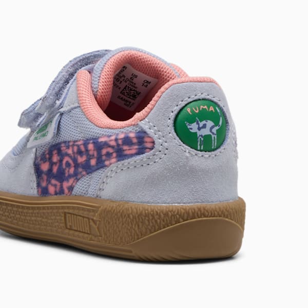 Tenis Palermo Cats Club para bebés, Cool Weather-Blue Crystal-Pink Fruit, extralarge