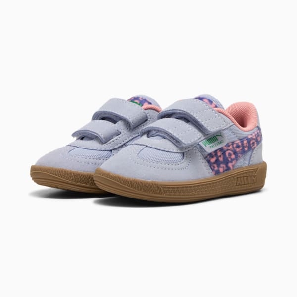Tenis Palermo Cats Club para bebés, Cool Weather-Blue Crystal-Pink Fruit, extralarge