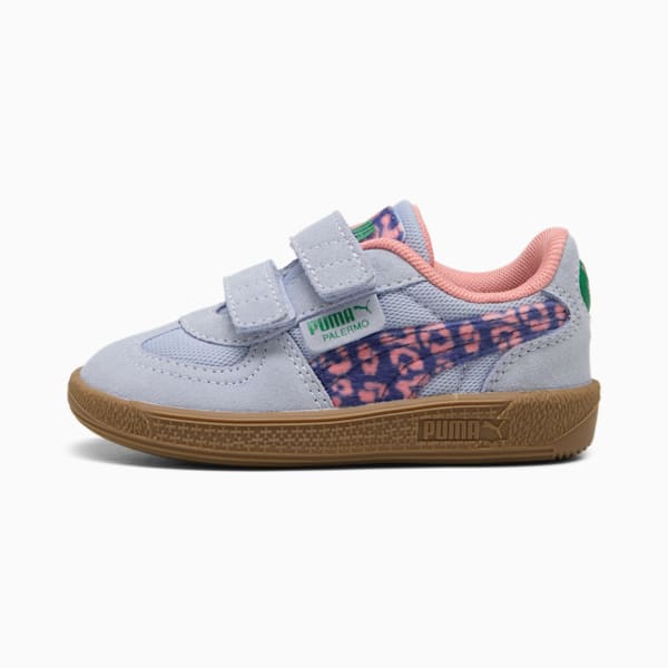 Tenis Palermo Cats Club para bebés, Cool Weather-Blue Crystal-Pink Fruit, extralarge