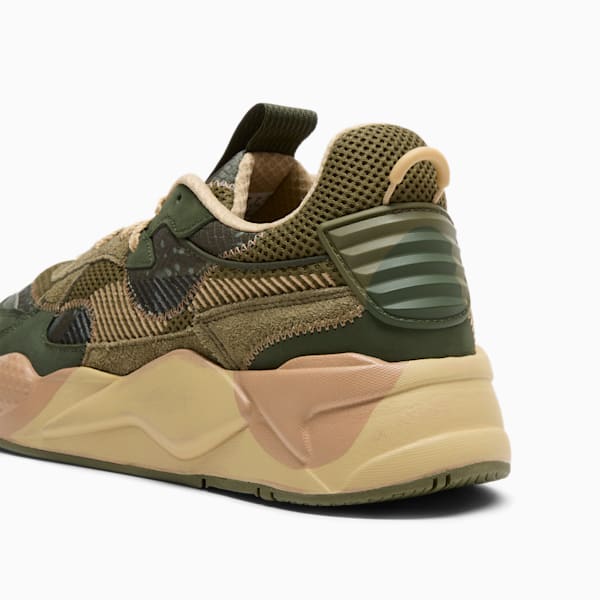 Tenis RS-X Rain Map Camo, Olive Drab-Myrtle-Sand Dune, extralarge
