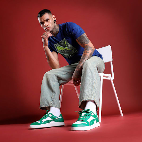 Court Gamer Men's Sneakers, Archive Green-PUMA White, extralarge-IND