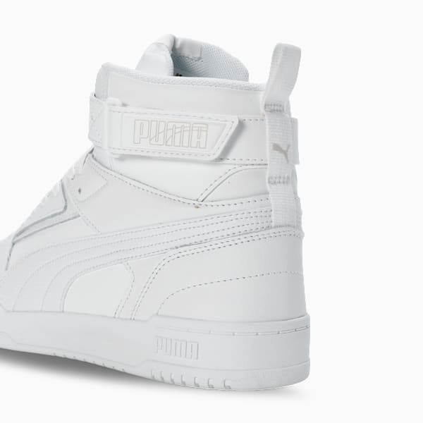 Court Shatter Men's Sportstyle Sneakers, PUMA White-Feather Gray, extralarge-IND