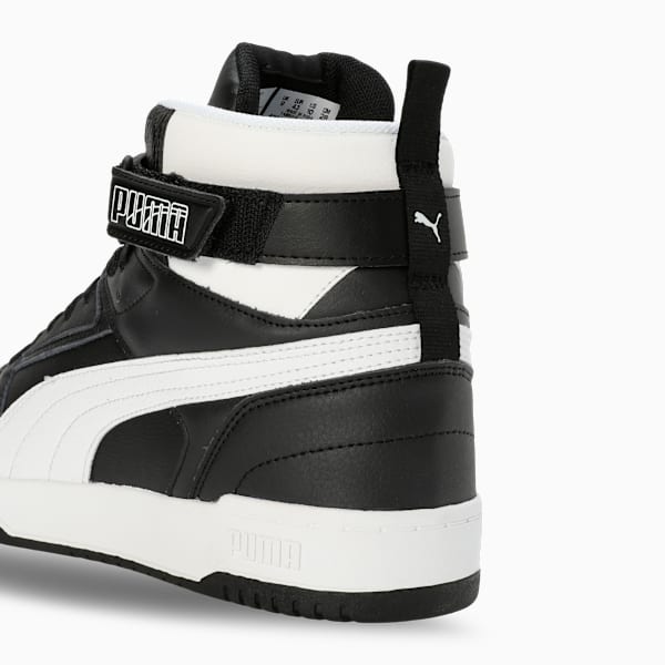 Court Shatter Men's Sportstyle Sneakers, PUMA Black-PUMA White, extralarge-IND