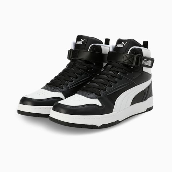 Court Shatter Men's Sportstyle Casual Shoe, PUMA Black-PUMA White, extralarge-IND