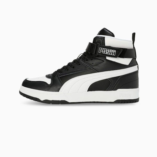 Court Shatter Men's Sportstyle Sneakers, PUMA Black-PUMA White, extralarge-IND