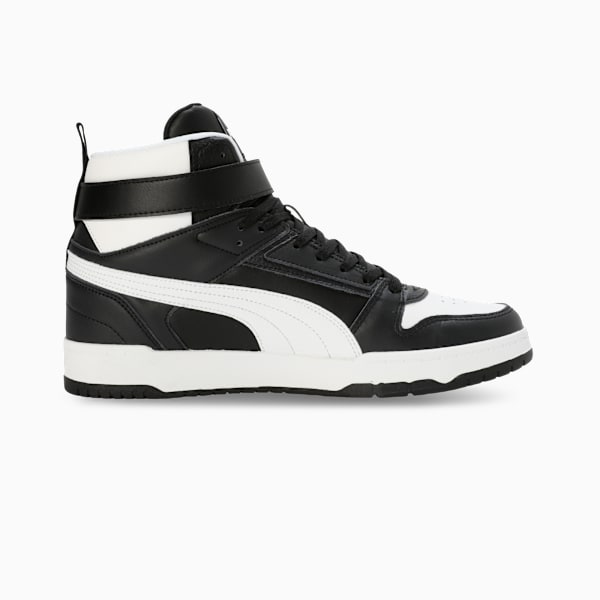 Court Shatter Men's Sportstyle Sneakers, PUMA Black-PUMA White, extralarge-IND