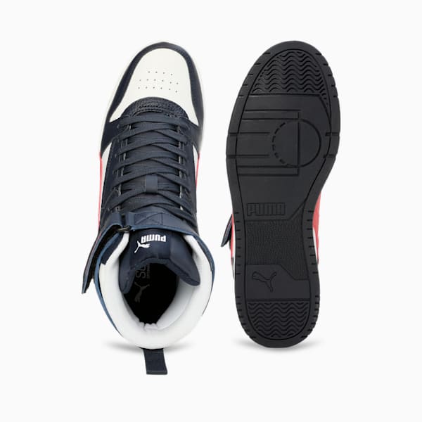 Court Shatter Men's Sportstyle Casual Shoe, Parisian Night-For All Time Red-PUMA White, extralarge-IND