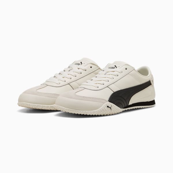 ユニセックス ベラ UT レザー スニーカー, Warm White-PUMA Black, extralarge-JPN
