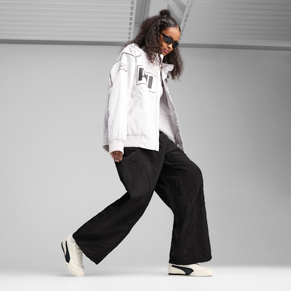 ユニセックス ベラ UT レザー スニーカー, Warm White-PUMA Black, extralarge-JPN