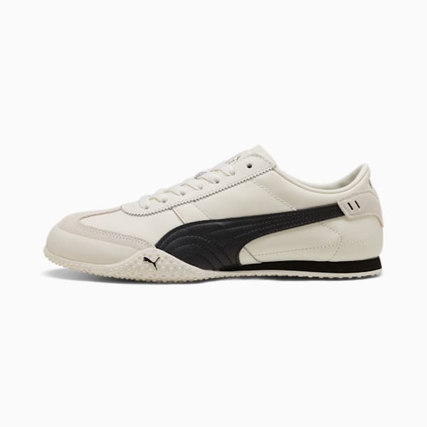 ユニセックス ベラ UT レザー スニーカー, Warm White-PUMA Black, extralarge-JPN