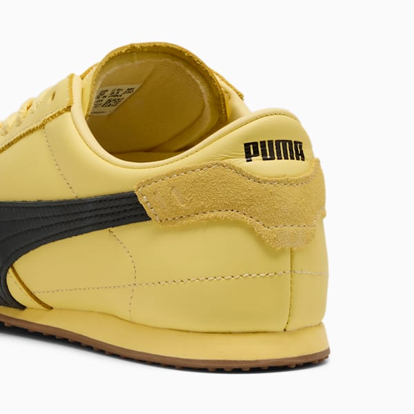 ユニセックス ベラ UT レザー スニーカー, Pale Lemon-PUMA Black, extralarge-JPN
