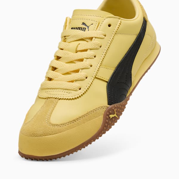 ユニセックス ベラ UT レザー スニーカー, Pale Lemon-PUMA Black, extralarge-JPN