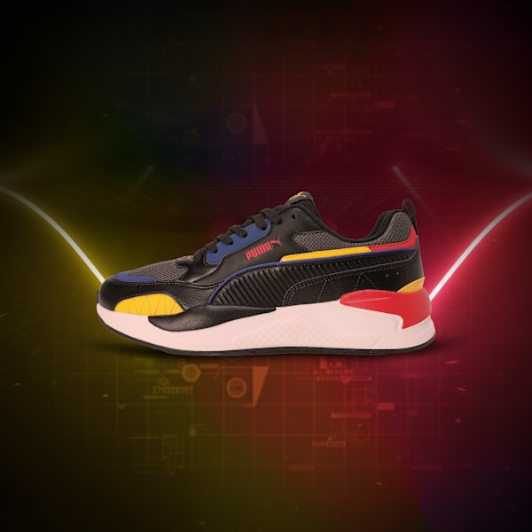 X-Ray 2 Square Superior Comfort Casual Shoes, Dark Shadow-Puma Black-Spectra Yellow-Limoges-High Risk Red, extralarge-IND
