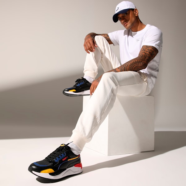 X-Ray 2 Square Superior Comfort Sneakers, Dark Shadow-Puma Black-Spectra Yellow-Limoges-High Risk Red, extralarge-IND