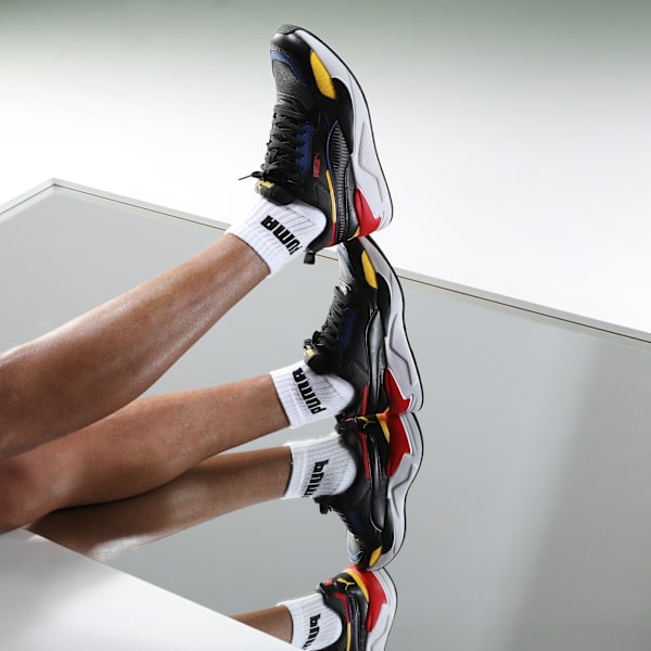 X-Ray 2 Square Superior Comfort Casual Shoes, Dark Shadow-Puma Black-Spectra Yellow-Limoges-High Risk Red, extralarge-IND