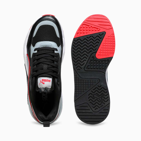 X-Ray 2 Square Retro Style Sneakers, PUMA Black-Cool Mid Gray-For All Time Red, extralarge-IND