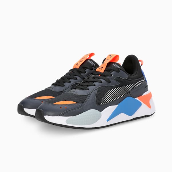 RS-X Geek Res Advanced Cushioning Sneakers, PUMA Black-Strong Gray, extralarge-IND