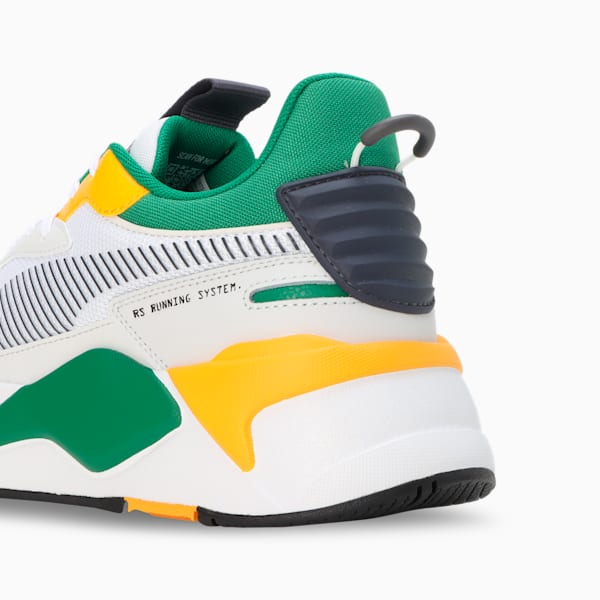 RS-X Geek Advanced Cushioning Sneakers, PUMA White-Archive Green, extralarge-IND