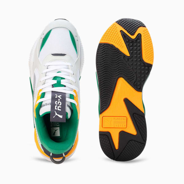 RS-X Geek Advanced Cushioning Sneakers, PUMA White-Archive Green, extralarge-IND