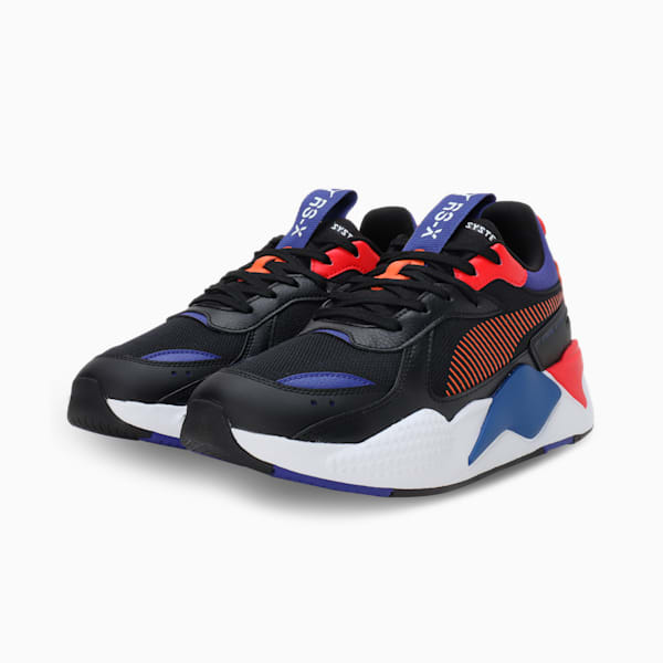 RS-X Geek Advanced Cushioning Sneakers, PUMA Black-Lapis Lazuli, extralarge-IND
